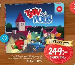 Leklust Alga Tjuv och Polis erbjuda