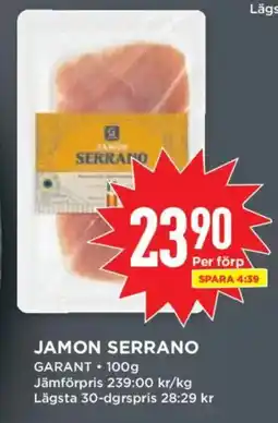 Willys Garant jamon serrano erbjuda