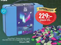 Leklust Plus-Plus Tinbox Nordic Lights erbjuda