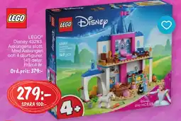 Leklust lego disney askungens slott erbjuda