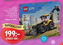 Leklust lego city grävlastare erbjuda