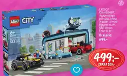 Leklust lego city automatisk biltvätt erbjuda