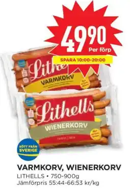 Willys Lithells varmkorv wienerkorv erbjuda