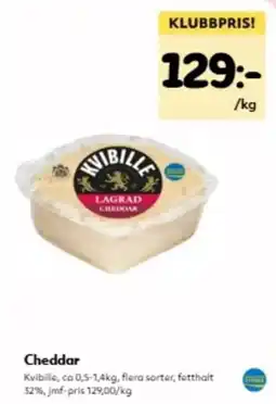 Hemköp Kvibille Cheddar erbjuda