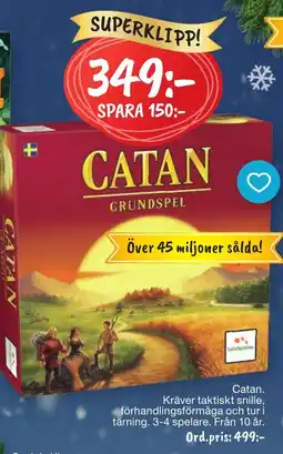 Leklust Catan Grundspel erbjuda