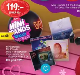 Leklust Mini Brands Mini Vinyls erbjuda