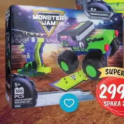 Leklust Monster Jam Grave Digger Building Set erbjuda