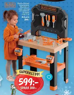 Leklust Black+Decker arbetsbänk erbjuda