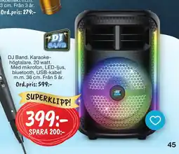 Leklust DJ Band Karaoke-högtalare erbjuda