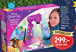 Leklust Disney Princess Projector Drawing School erbjuda