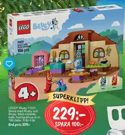 Leklust LEGO Bluey 11221 erbjuda