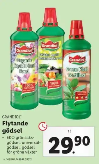 Grandiol Flytande gödsel 1L