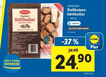Lidl Enebacken Delikatess köttbullar 440g erbjuda