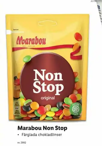 Lidl Marabou Non Stop erbjuda
