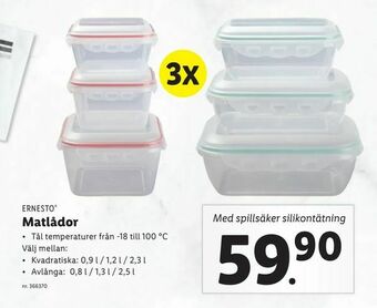 Lidl Matlådor erbjuda