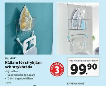 Lidl Hållare för strykjärn och strykbräda erbjuda