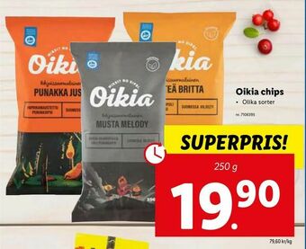 Lidl Oikia chips erbjuda