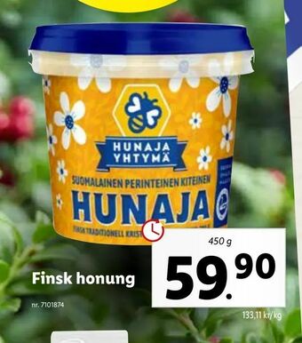 Lidl Finsk honung erbjuda