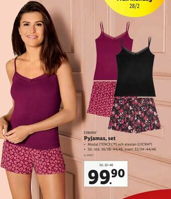 Lidl Pyjamas, set erbjuda