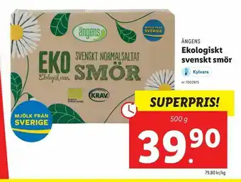 Lidl Ekologiskt svenskt smör erbjuda