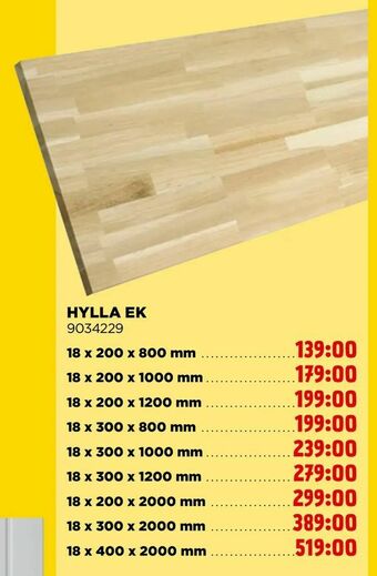Jem&Fix Hylla ek erbjuda