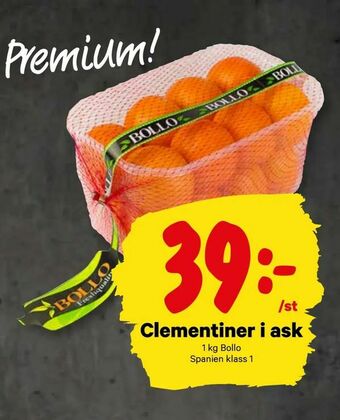 City Gross Clementiner i ask erbjuda