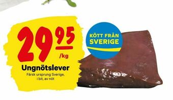 City Gross Ungnötslever erbjuda