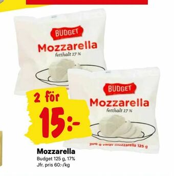 City Gross Mozzarella erbjuda