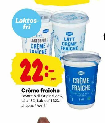 City Gross Crème fraîche erbjuda