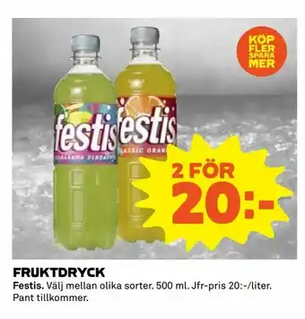 Coop Extra Fruktdryck erbjuda
