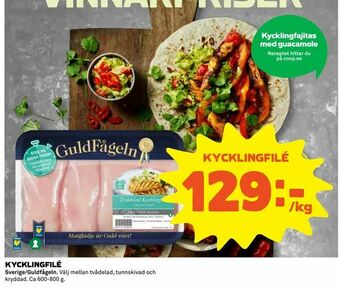Coop Extra Kycklingfilé erbjuda