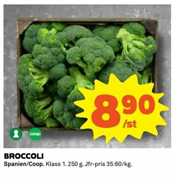 Coop Extra Broccoli erbjuda
