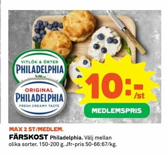 Coop Extra Färskost erbjuda