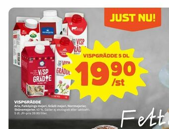 Coop Forum Vispgrädde 5 dl erbjuda