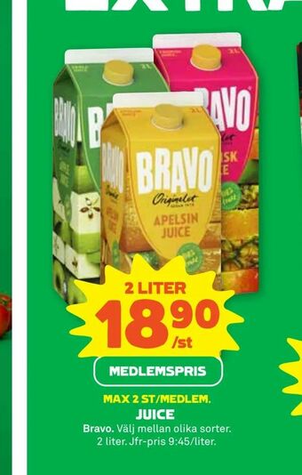 Coop Forum Juice erbjuda