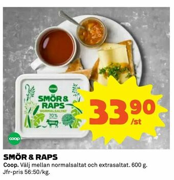 Coop Extra Smör & raps erbjuda