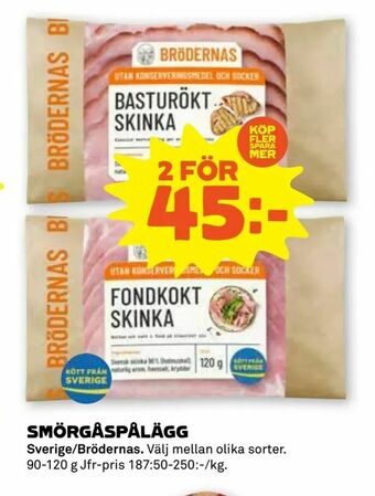 Coop Forum Smörgåspålägg erbjuda