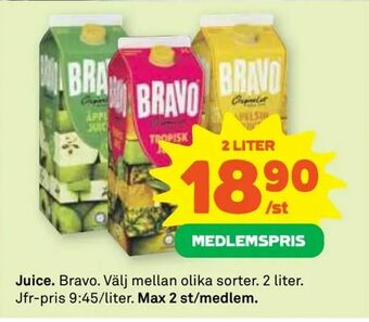 Coop Forum Juice erbjuda