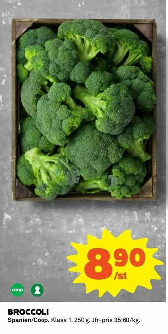 Coop Daglivs Broccoli erbjuda