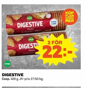 Coop Daglivs Digestive erbjuda