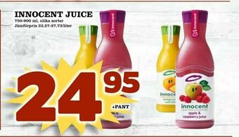 Din Mat Innocent juice erbjuda