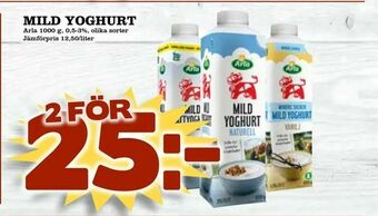 Din Mat Mild yoghurt erbjuda