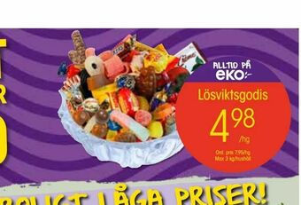 EKO Lösviktsgodis erbjuda