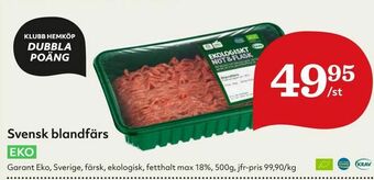 Hemköp Svensk blandfärs erbjuda