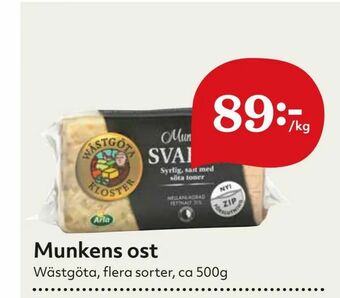 Hemköp Munkens ost erbjuda
