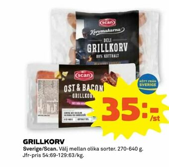 Stora Coop Grillkorv erbjuda