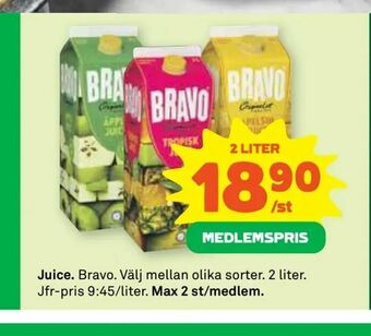 Stora Coop Juice erbjuda