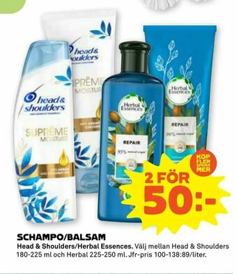 Stora Coop Schampo/balsam erbjuda