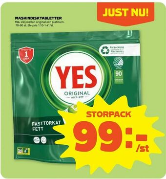 Stora Coop Maskindisktabletter erbjuda