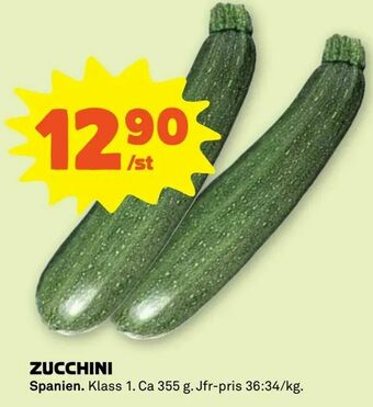 Stora Coop Zucchini erbjuda